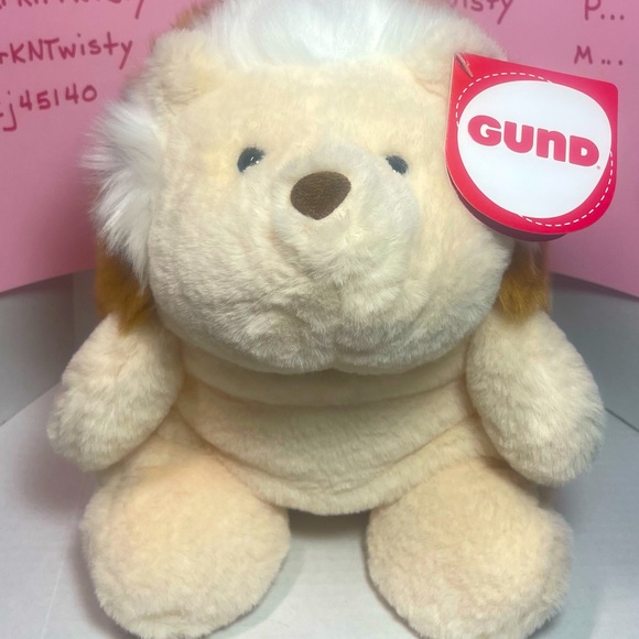 BNWT GUND SNUFFLES AND FRIENDS, TEA HedgeHog Adorable in Gund Plastic - Picture 2 of 11